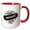 Red/White, variant on 3drose, Certified Awesome Since 1967 - Funny Birthday Personal Birth Year Black Stamp - Fun Humor Humorous, 15oz Two-tone Red Mug
