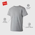 thumbnail image 5 of Hanes Boys Undershirts Pack, 4-Pack, Crew Neck T-Shirts for Kids, Soft Moisture-Wicking, Tagless, 5 of 5