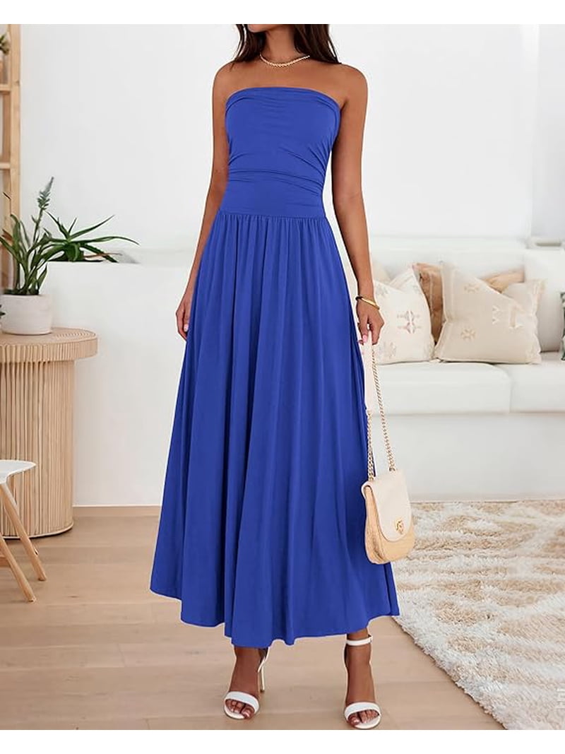 ruched tube top dress Luxury Allover Side Ruched Tube Top Puffy Balloon Mini Homecoming Dress RM214