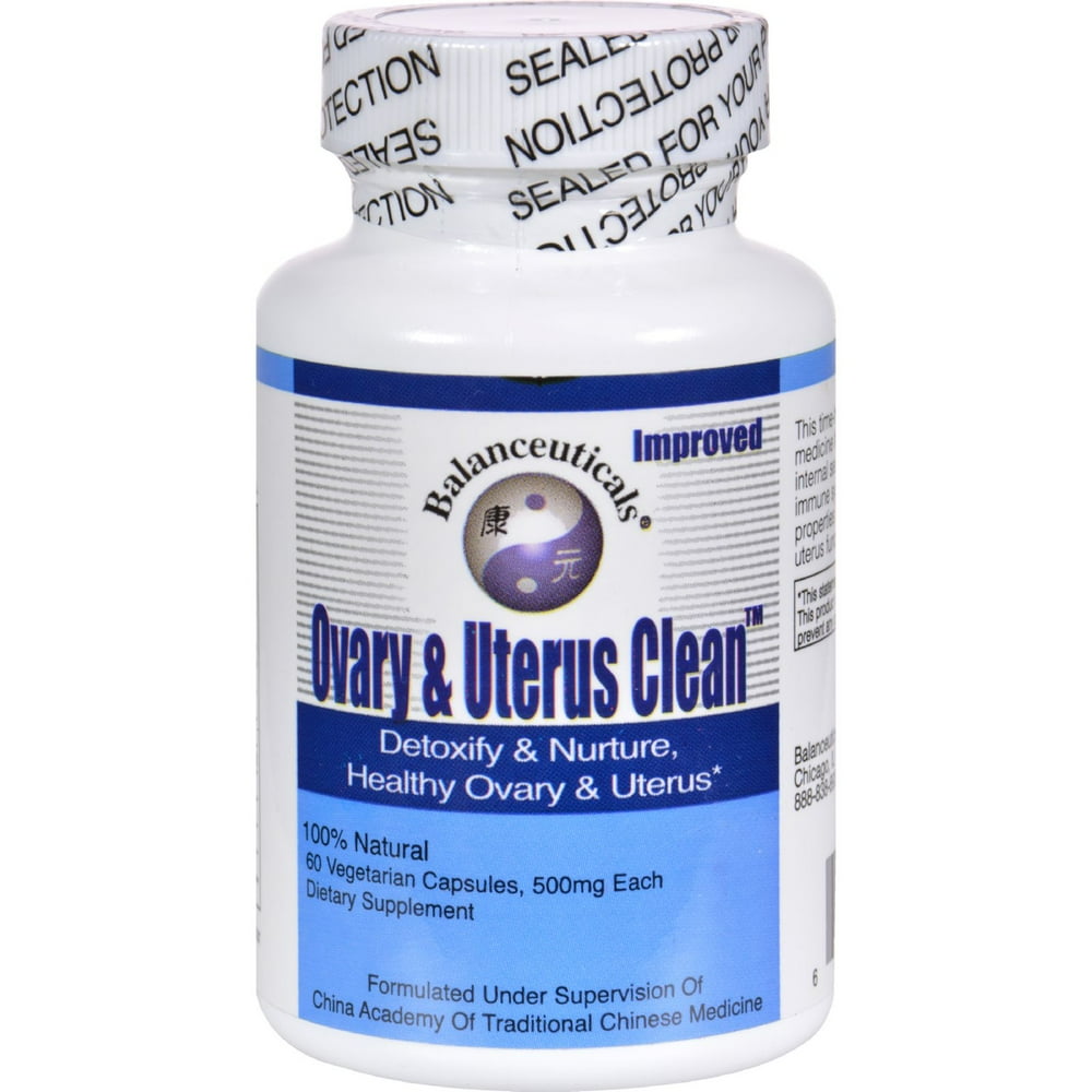 Balanceuticals Ovary And Uterus Clean 500 Mg 60 Capsules Walmart