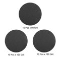 thumbnail image 2 of Unique Bargains 5-Inch Hook and Loop Sanding Disc Wet/Dry Silicon Carbide 80/120/180 Grit Assorted 30 pcs, 2 of 5