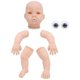 thumbnail image 1 of 21 Inch Simulation Unpainted Reborn Baby Doll Model Sets DIY Reborn Doll Kits Parts Toy, 1 of 4