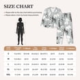 thumbnail image 4 of Balery African Animals Conjunto de Pijama con Estampado para Mujer, Conjunto de Dos Piezas con Manga Larga, Ropa de Dormir Suave con Bolsillos, Pijamas Cómodos-X-Large, 4 of 7