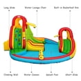 thumbnail image 5 of Kids Inflatable Water Slide Bounce Park Splash Pool with Water Cannon & 480W Blower, 5 of 12