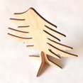 thumbnail image 6 of 6pcs Mini Unfinished Wooden Christmas Tree Table Decorations S, 6 of 6