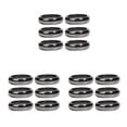 thumbnail image 1 of Seitruly 5 piezas de anillos de hematita, piedra que absorbe energía negativa, piedra imán, anillo de joyería para pulgar, mujeres, hombres, Type1 NO1 Seitruly CBP585538, 1 of 6