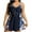 43 Blue, variant on Feimerou Womens Plus Size Tankini Swimsuit Two Piece Flowy Swimdress Modest High Waisted Tummy Control Bathing Suits with Boyshorts