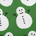 thumbnail image 2 of 18" x 18" Simply Daisy Dancing Snowmen Polyester Accent Pillow, Leaf Green Qty 1, 2 of 4