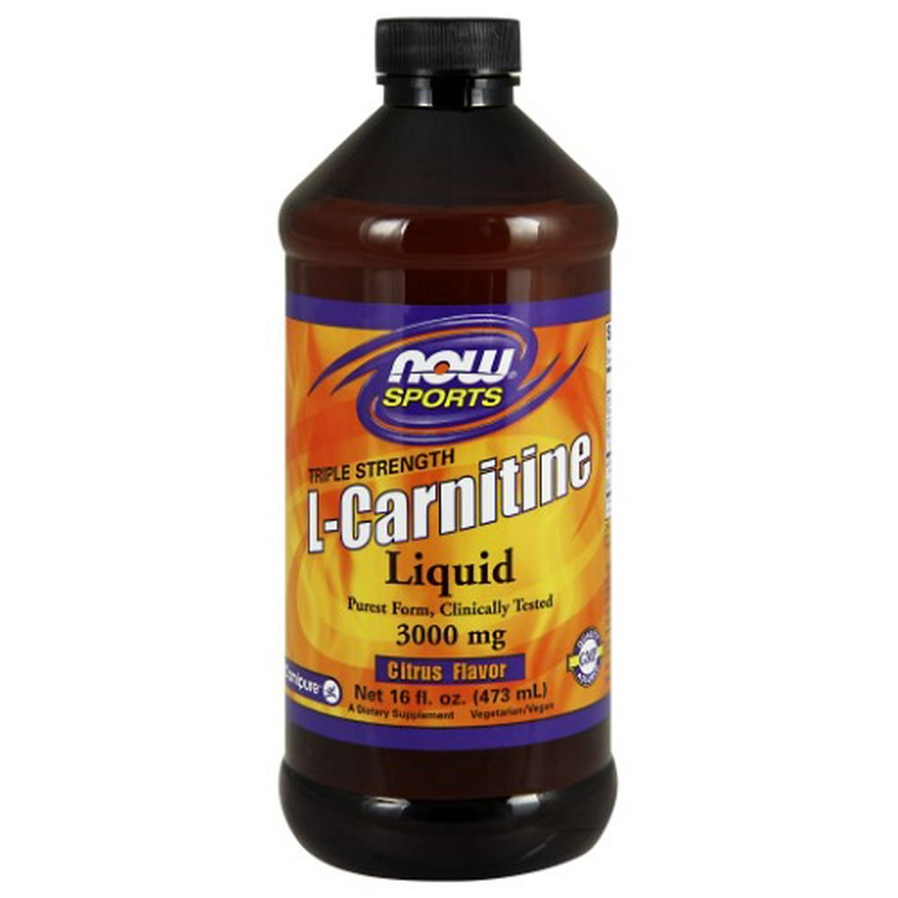 Now Liquid LCarnitine 3000mg, 16 Fl oz