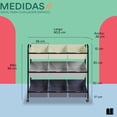 thumbnail image 4 of Mubson Juguetero Sost. Organizador Infantil con 9 cajones y Ruedas de Desplazamiento, 4 of 5