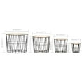 thumbnail image 4 of vidaXL Coffee Table 4 pcs Black, 4 of 5