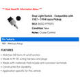 thumbnail image 2 of Stop Light Switch - Compatible with 1987 - 1994 Isuzu Pickup 1988 1989 1990 1991 1992 1993, 2 of 2