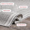thumbnail image 4 of nuLOOM Ranya Tribal Indoor/Outdoor Area Rug, 6' 7" x 9', Ranya Light Grey, 4 of 9