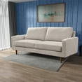 thumbnail image 5 of Pemberly Row Contemporary 70" Upholstered Fabric Sofa in Gray, 5 of 11