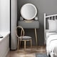 thumbnail image 3 of Vanity Makeup Dressing Table Toilet  Mirror Comfortable Luxury Mobile Dresser Drawers Tocador Mueble Maquillaje Women Furniture My Lux Decor Round, 3 of 18