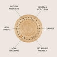 thumbnail image 3 of JONATHAN Y ANSA 5' Round Area Rug, Dahlia Jute Boho Circle - Natural, RNF101A-5R, 3 of 8
