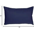 thumbnail image 5 of Pillow Decor Sunbrella Indoor Outdoor Throw Pillows 12"x20" Rectangular (2-Pack) (Navy Blue), 5 of 9