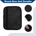 thumbnail image 4 of Unique Bargains Soft Faux Fur Car Seat Belt Cover / Backpack Shoulder Pad Multifunctional Seat Belt Pad Cover for Truck Car SUV / Comfort Breathable Faux Fur 7x24cm / 1pcs Black, 4 of 7