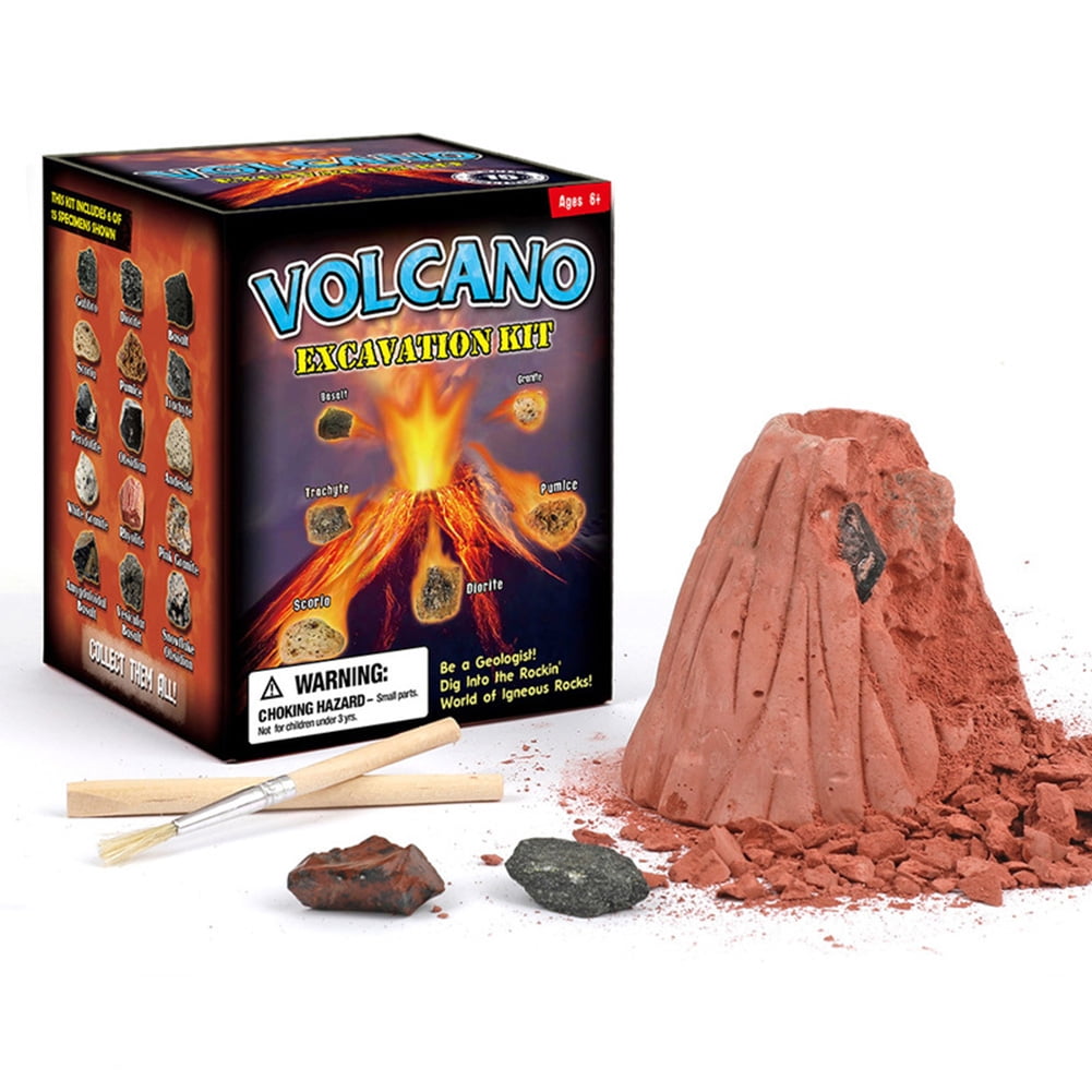 MEGAWHEELS Volcano Model Toy Volcano Simulation Toy for Boys Girls