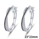 thumbnail image 1 of SODROV, pendiente de aro negro para mujer, pendiente gótico, venta al por mayor, accesorios, regalo de Navidad, joyería de boda, pendientes para mujer Tan Jianjun unisex, 1 of 2