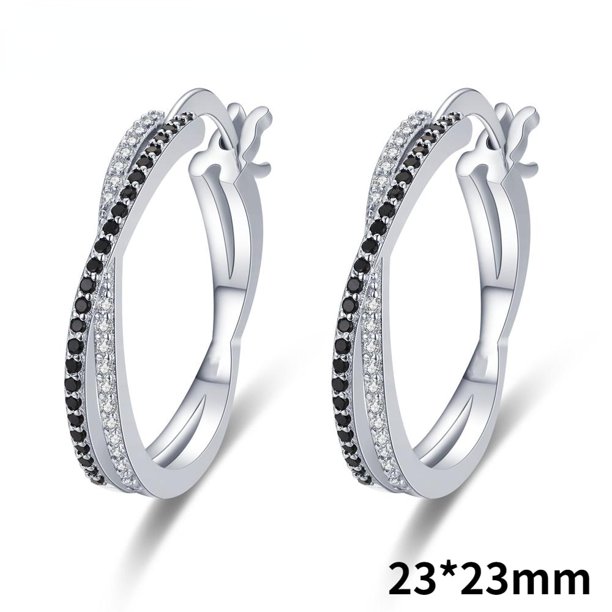 SODROV, pendiente de aro negro para mujer, pendiente gótico, venta al por mayor, accesorios, regalo de Navidad, joyería de boda, pendientes para mujer Tan Jianjun unisex