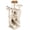 Beige 54in, variant on WSWJY 54in Cat Tree, Cat Tower w/Large Cat Condo Scratching Posts and Perch, Cat Stand House Furniture, Beige