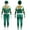 Green, variant on Aipartys Power Rangers Cosplay Costumes for Kids Jumpsuit Fancy Dress up costume party Playsuit XL Size Red