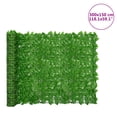 thumbnail image 4 of vidaXL Balcony Privacy Screen with Green Leaves 300x150 cm, 4 of 4