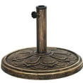 thumbnail image 2 of Outdoor Garden Accessories, Umbrella Stand,Patio Umbrella Base,Resin Outdoor Umbrella Stand Base, Bronze Garden Accessories,Concrete,Resin,Steel Backyard Garden Accessories, 2 of 7