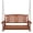 Reddish Brown, variant on Ktaxon Wooden Porch Swing for Courtyard & Garden & Patio with Chain 500 LBS Reddish Brown