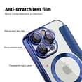 thumbnail image 5 of TECH CIRCLE for iPhone 15 Case 6.1" 2023, Clear Back Flip Wallet Phone Case with RFID Blocking Card Slots & Camara Lens Protector, Compatible with MagSafe, Magnetic Slim PU Leather Case, Dark Blue, 5 of 8