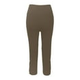 thumbnail image 5 of QHFBli Capri Leggings for Women 2026 Summer Casaul High Waisted Knee Length Stretchy Workout Yoga Cropped Capris Pants, 5 of 9