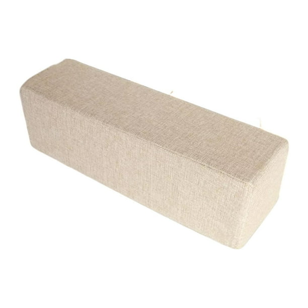 Almohada para reposabrazos de sofá, cojín para reposabrazos, relleno de huecos, soporte para codos para cabecero, sillón reclinable, sofá de lectura Albaricoque