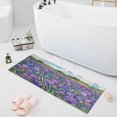 thumbnail image 3 of WOBOGO Iris Bush Carpet 39x20in Kitchen Bathroom Livingroom Plush Absorbent Non-Slip Floor Mat, 3 of 8