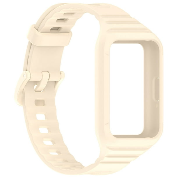 Correa de silicona con funda correa de reloj inteligente de liberación rápida correa de repuesto suave para reloj Samsung Galaxy Fit3 accesorios