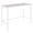 White, variant on Scranton & Co 42" Desk in Campanula White with Steel Metal Frame