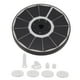 thumbnail image 2 of Fuente Solar de 35 W Potentes Fuentes Solares de Baño para Pájaros con 8 Boquillas para Estanque de Jardín ANGGREK Otros, 2 of 8