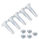 thumbnail image 3 of Tornillos De Perforación, Tornillo Autoperforante De Acero Al Carbono Galvanizado De Alta Dureza 250PCS Para Carpintería Para Fijación Industrial ANGGREK Cruz avellanada, 3 of 8