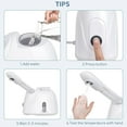 thumbnail image 3 of Nano Ionic Facial Steamer, Professional Face Steamer with 360°Rotatable Sprayer, Warm/Cold Mist Portable Facial Steamer Machine for Home Salon and Spa, 3 of 11
