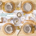 thumbnail image 2 of Malacasa 18 Pcs Dinnerware Sets, Stoneware Plates and Bowls Set, Tableware Dishwasher Microwave Safe, Serves for 6 People, Grey, 2 of 10
