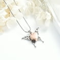 thumbnail image 5 of Butterfly with Heart Urn Cremation Urn Pendants with Chain Urn Necklace for Ashes of Loved One, 5 of 7