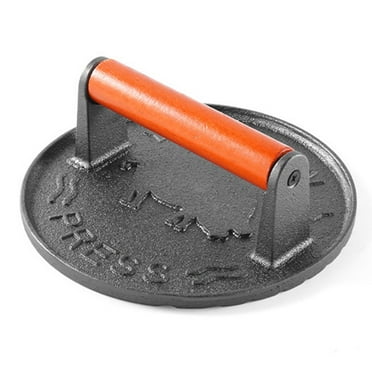 7Inch Diameter Bacon Press Grill Press Burger Press Meat Press Cast Iron Gril
