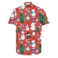 thumbnail image 4 of Elvqul Mens Shirts Ugly Big and Tall Christmas Crewneck Casual Shirts for Men, 4 of 5