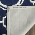 thumbnail image 4 of SAFAVIEH Chatham Edwin Geometric Wool Area Rug, Dark Blue/Ivory, 4' x 6', 4 of 8