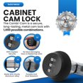 thumbnail image 4 of FJM Security Combi-Cam 7850R-S-Black Combination Cam Lock, 5/8" Black Finish, 4 of 4