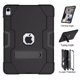 thumbnail image 1 of iPad Pro Funda protectora de 11 pulgadas (negra), ligera, duradera, resistente a los golpes y resistente, carcasa protectora de cuerpo completo de PC + silicona mixta de alto impacto, 1 of 5