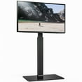thumbnail image 2 of FITUEYES Universal TV Stand Base with Swivel Mount Height Adjustable for 32 to 65 Inch TV, TT107501MB, 2 of 6