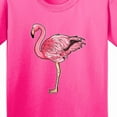thumbnail image 4 of Inktastic Pink Flamingo Youth T-Shirt, 4 of 5