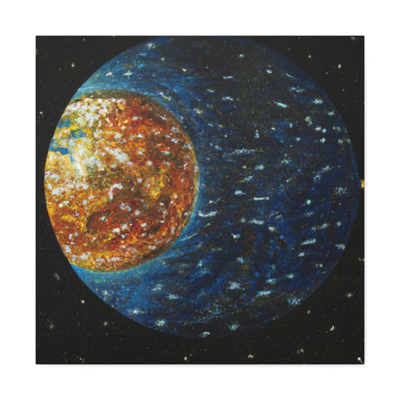 Celestial Map Mapped Out - Canvas