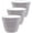 Gray/White, variant on DecoPots - 3 Pack - 9.2 Inch - Self Watering Planter - Modern Flower Pot with Water Level Indicator - 7.1" Tall - for All House Plants, Flowers, Herbs Diameter 9.2", Menthol - White